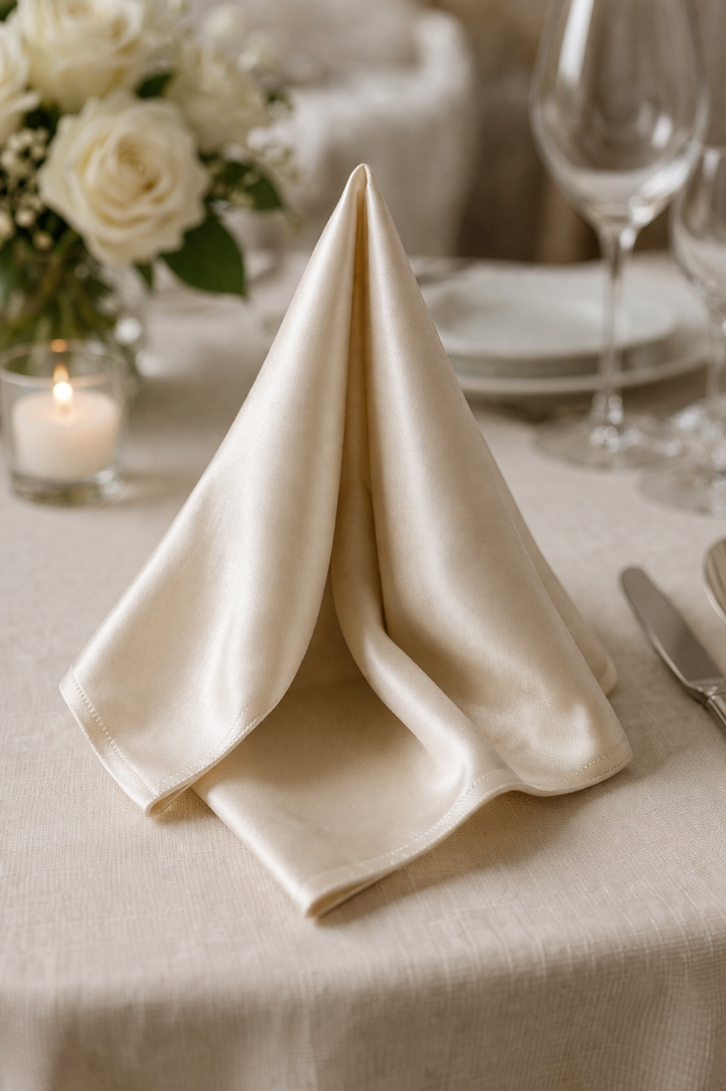Satin Napkin Fold - Image 2