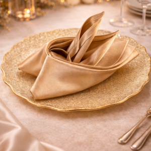 Satin Napkin Fold